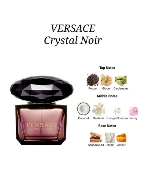 versace crystal noir note